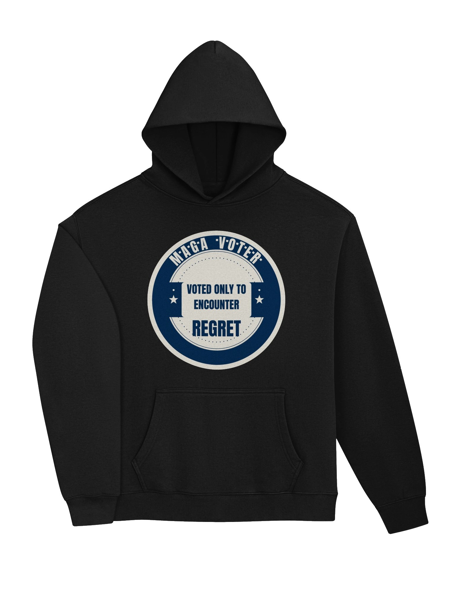 MAGA V.O.T.E.R. — Badge Tee Hoodie product image (3)
