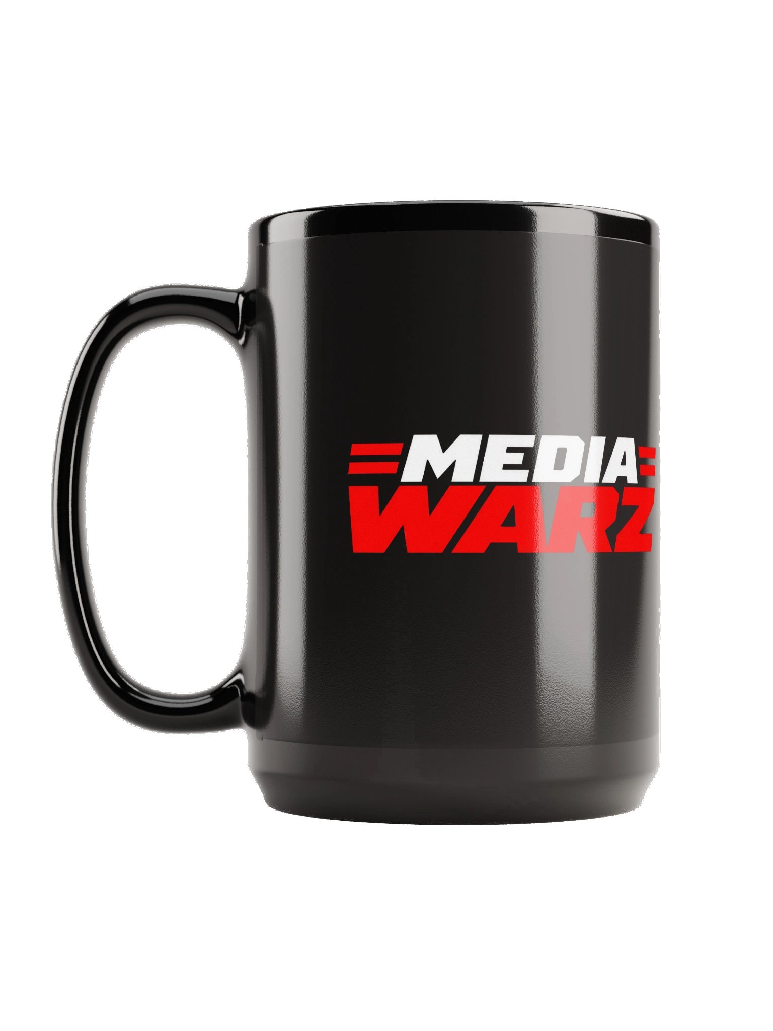 Media Warz — 15 oz Black Coffee Mug product image (1)