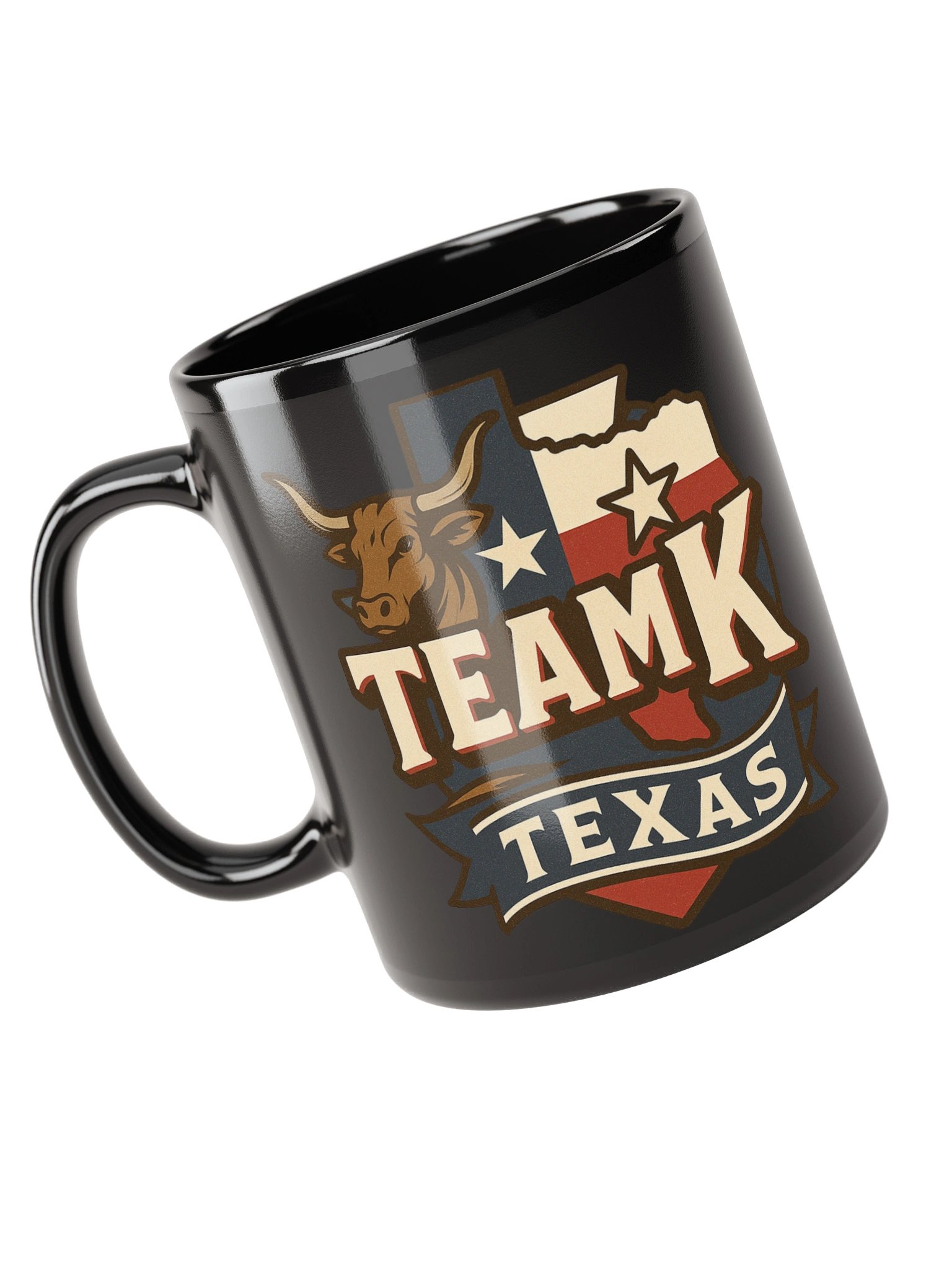 Team K Texas Black Mug product image (5)