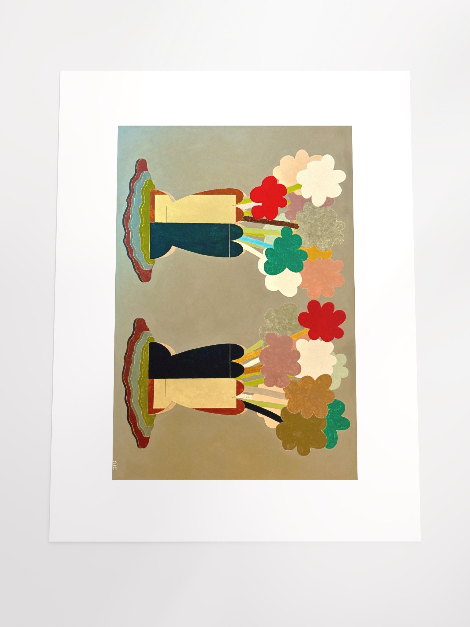 Two Flowers print product image (5)