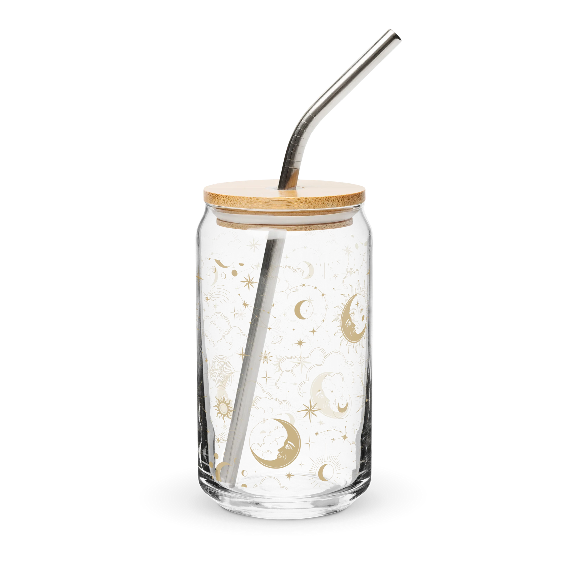 The Sun & The Moon Glass w/ straw product image (1)