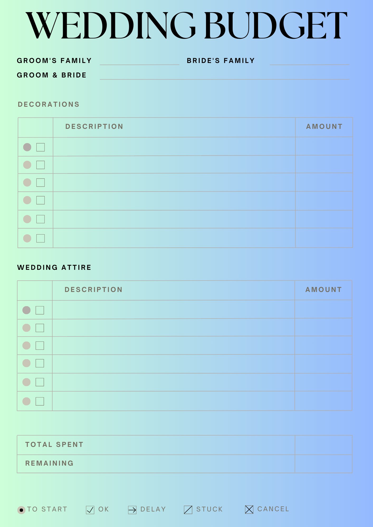 Wedding Budget Planner product image (2)