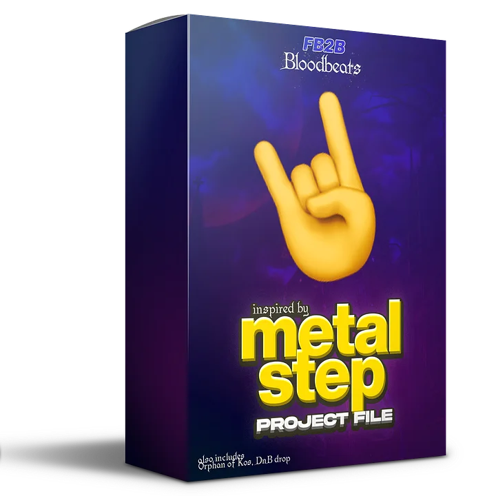 how to make metal dubstep type beat Project File, "metalstep" product image (1)