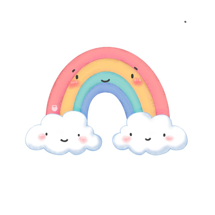 Happy Rainbow Sticker product image (1)