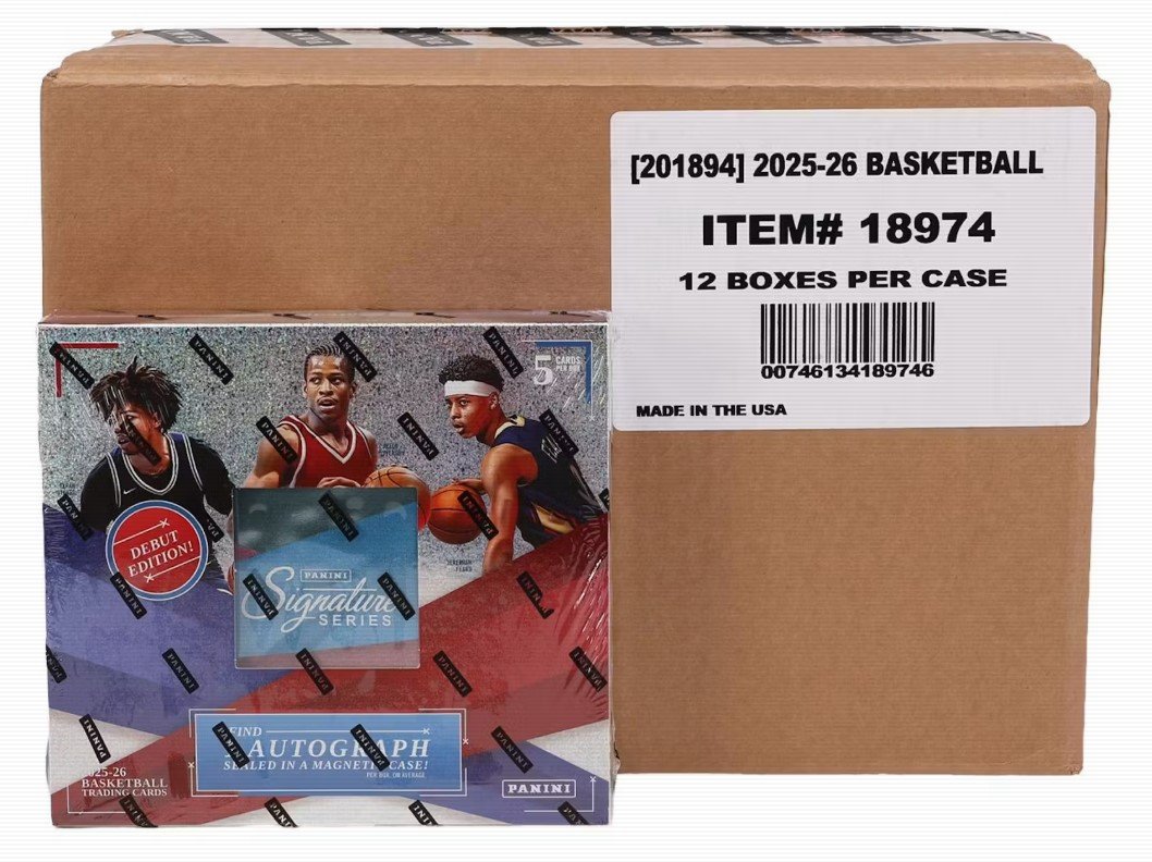 HST COMMUNITY BREAK: Full Case 2025-26 Panini Signature Series Basketball product image (1)