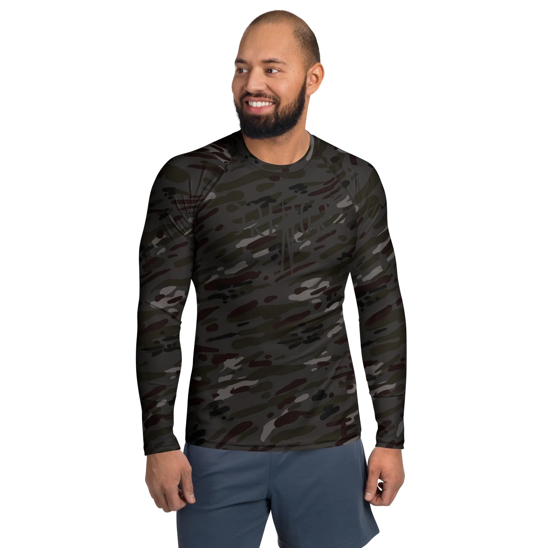 DRENGR Night Camo Long Rash Guard product image (1)
