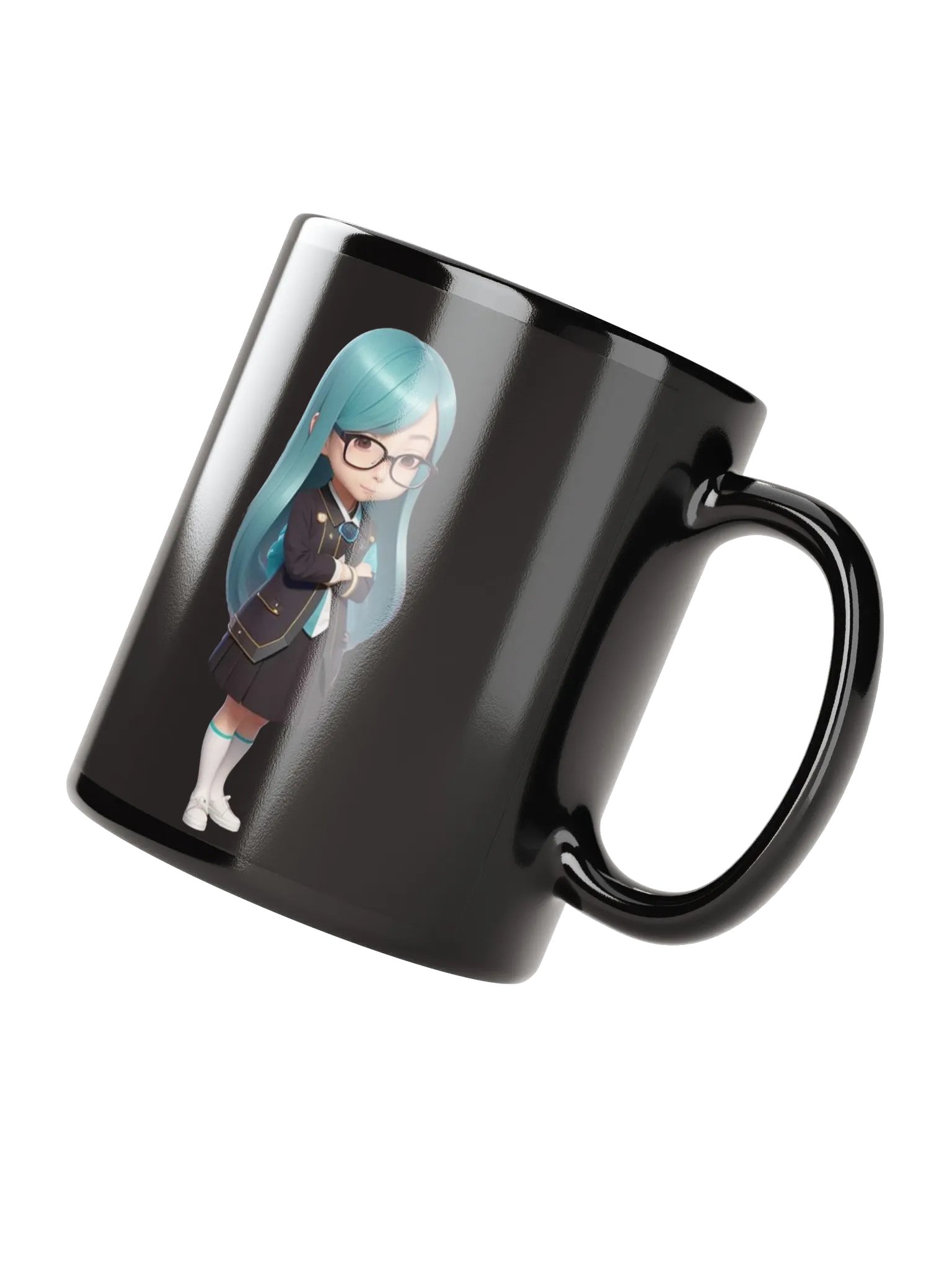 (AQUA CHIBI) K Black Mug product image (2)