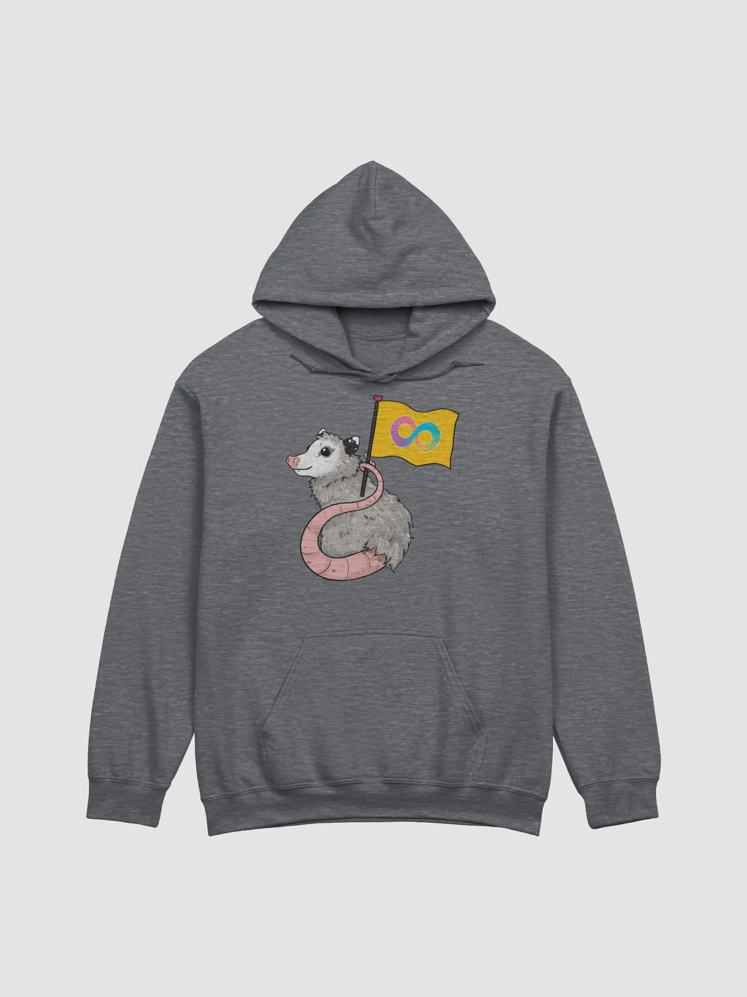 Autism Pride possum classic hoodie product image (2)