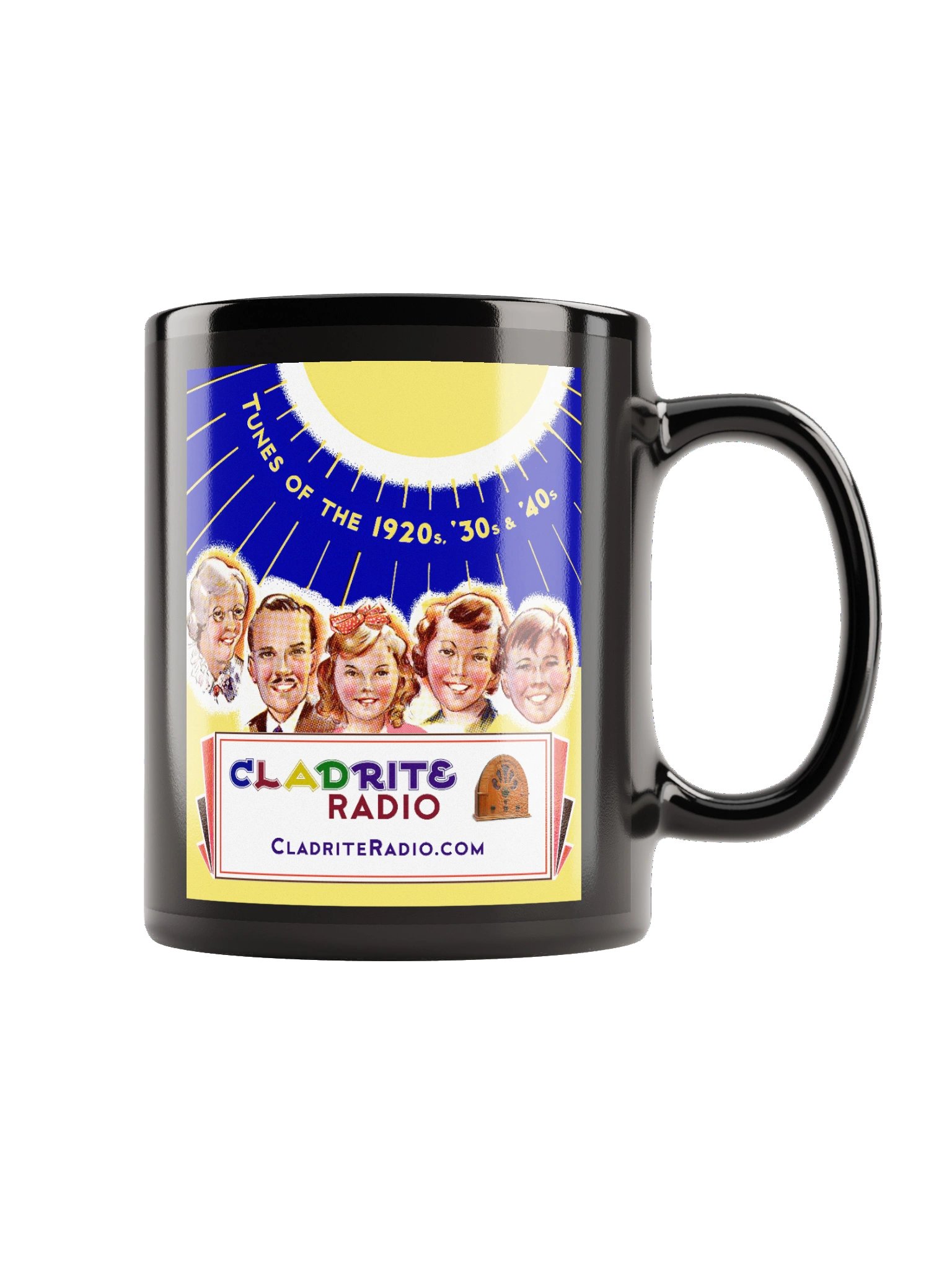 'Sunny Day' Black Mug product image (1)