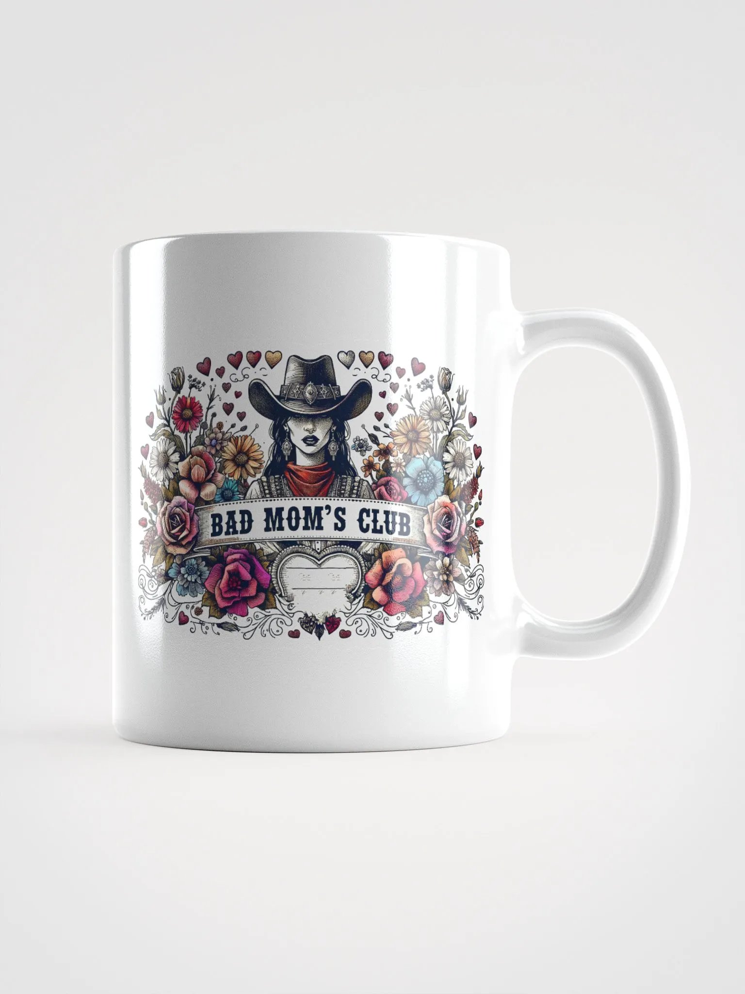 Bad Mom's Club Floral Mug product image (1)