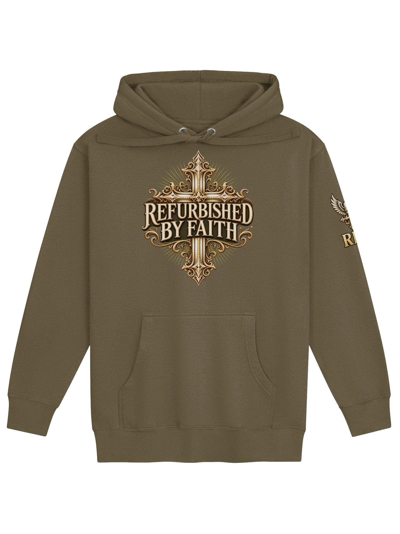 RBF On Wings of Faith Gold Eagle Hoodie product image (1)