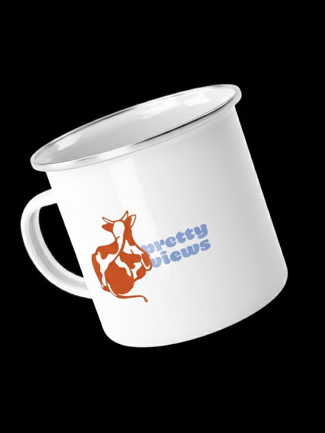pretty views - Enamel Mug product image (1)