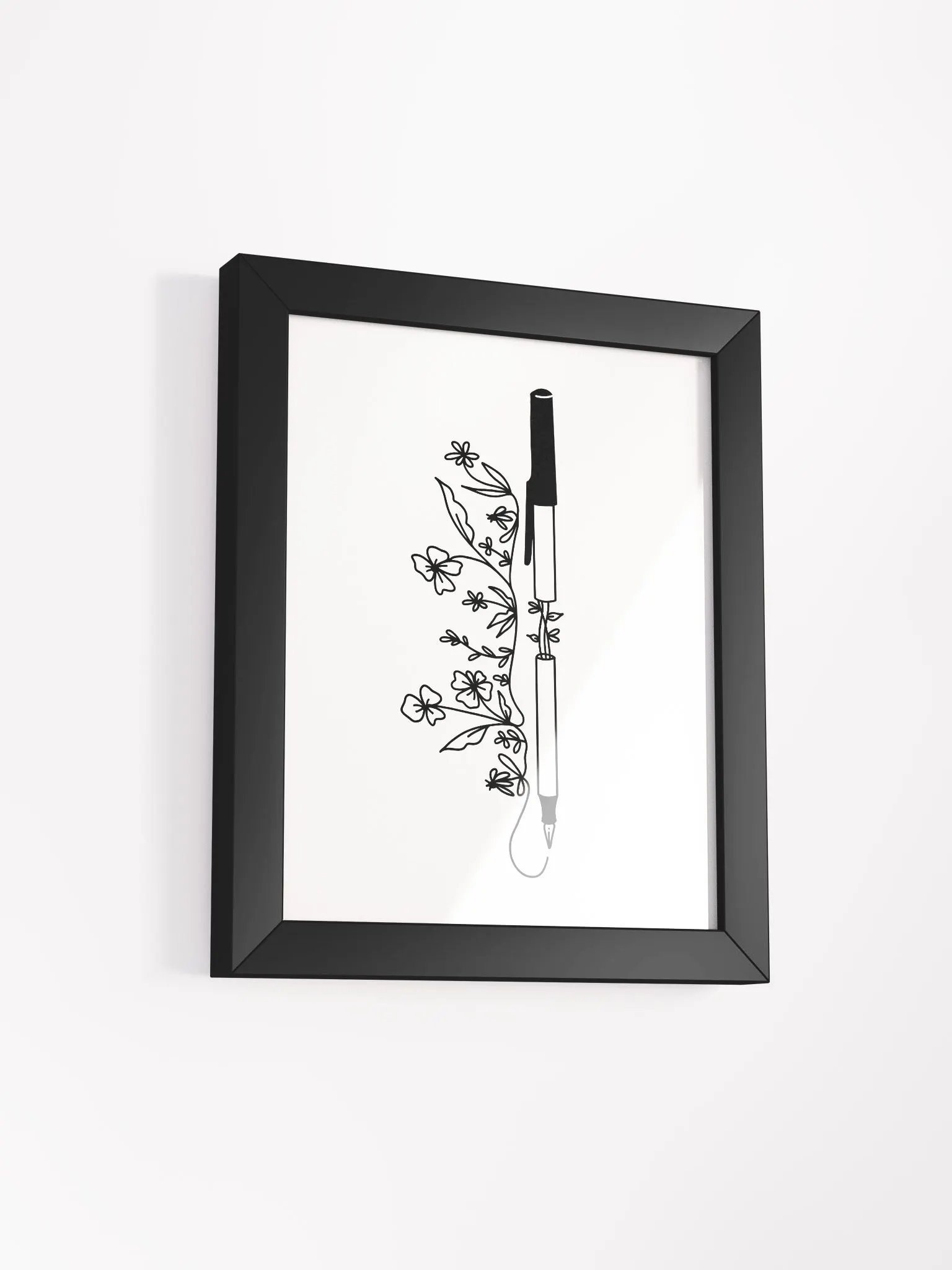Free Writing Framed Art Print product image (2)