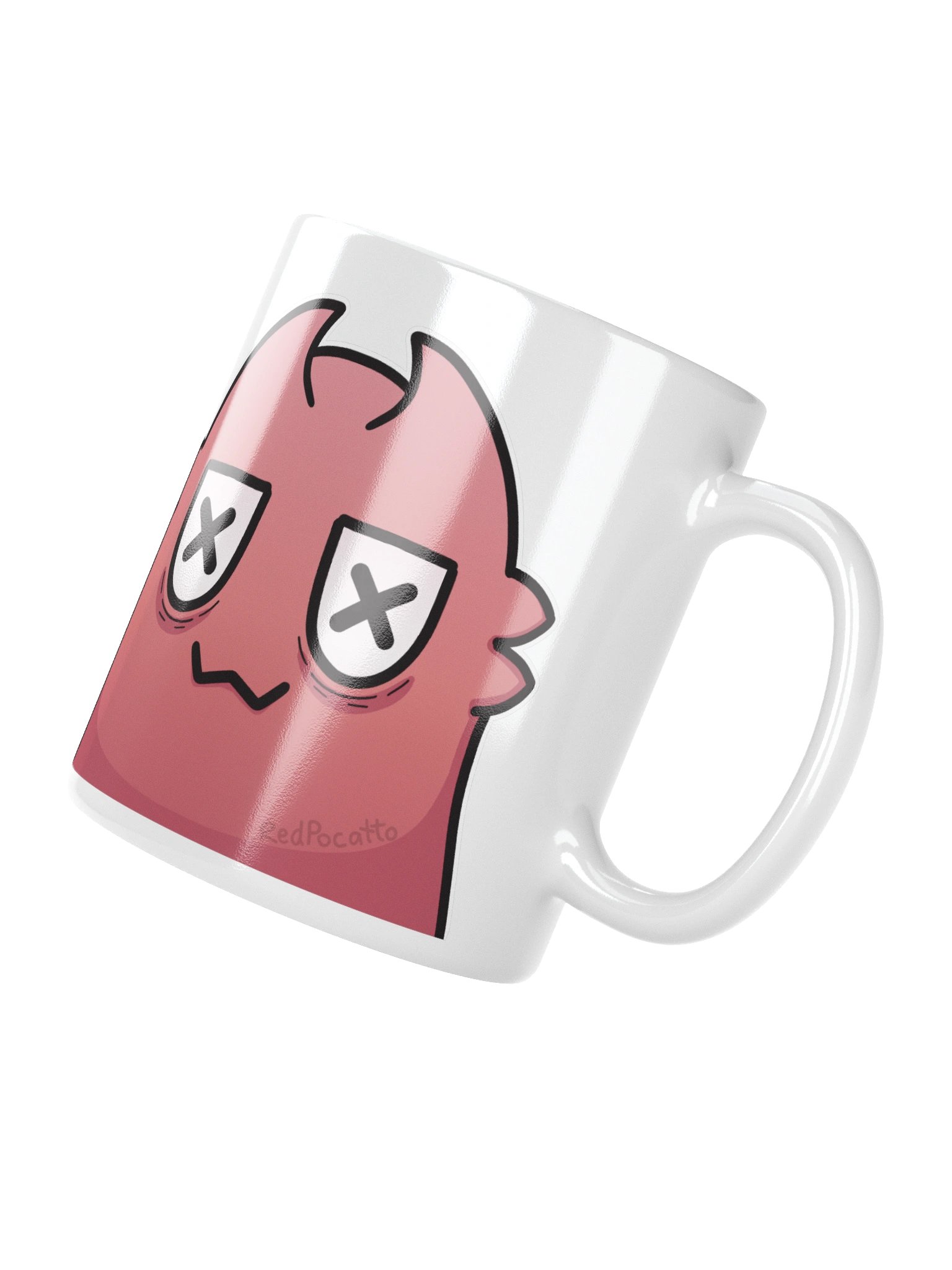 Red Pocatto White Ceramic Mug product image (10)
