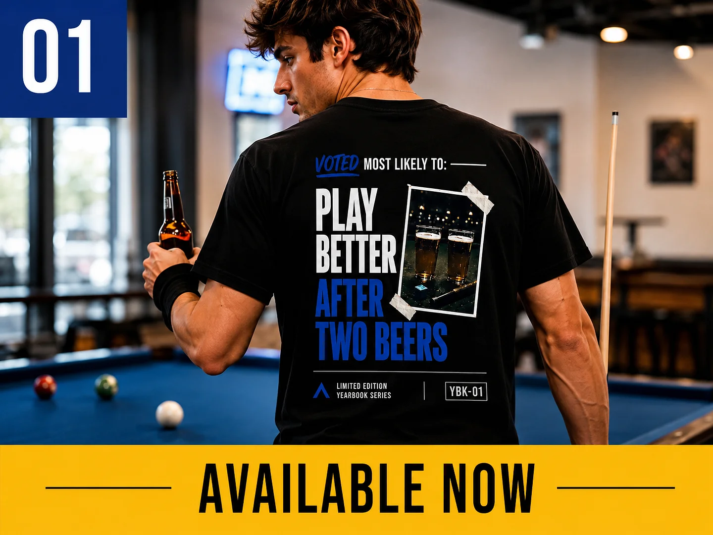 Check My Rack Yearbook Player 01 - Voted Most Likely To Play Better After Two Beers - available now