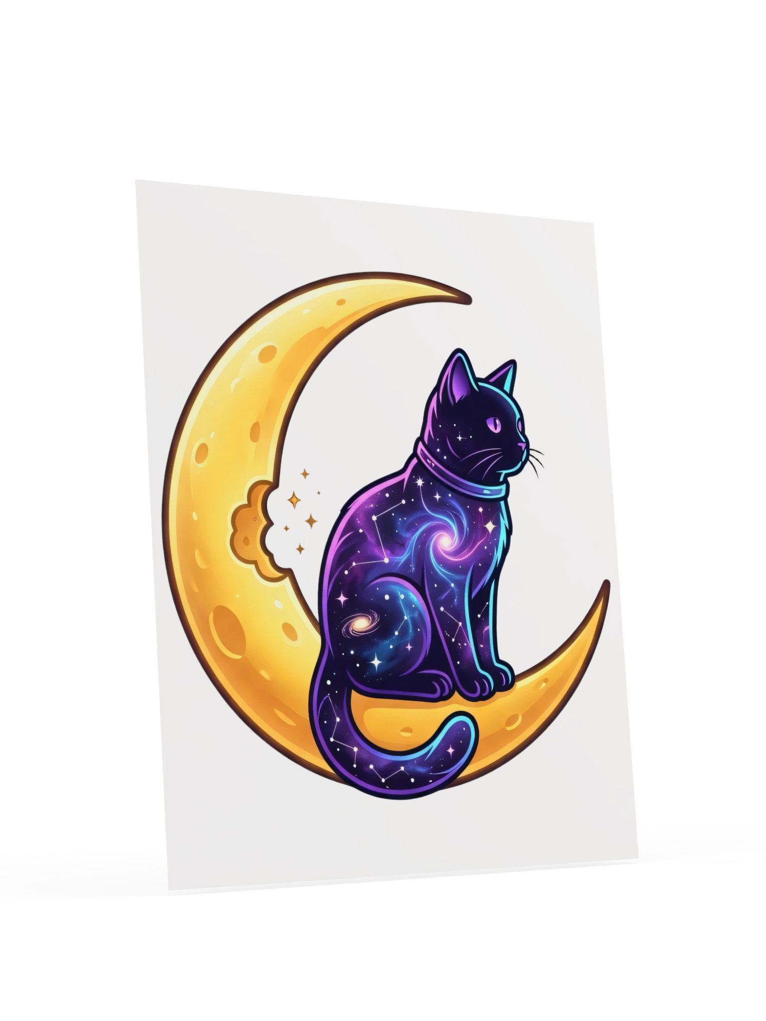 Moon Snack Cat Poster product image (18)