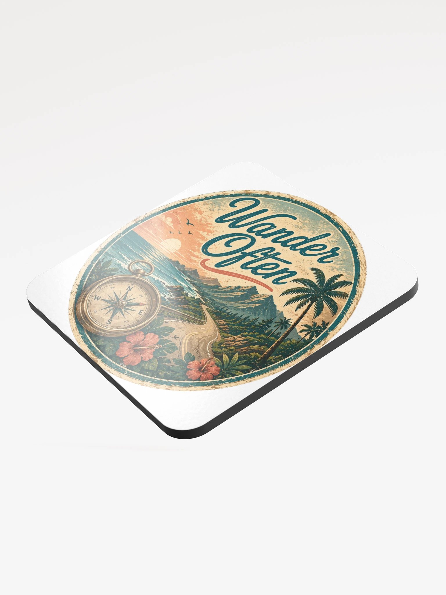 Wander Often™ Cork Coaster product image (3)
