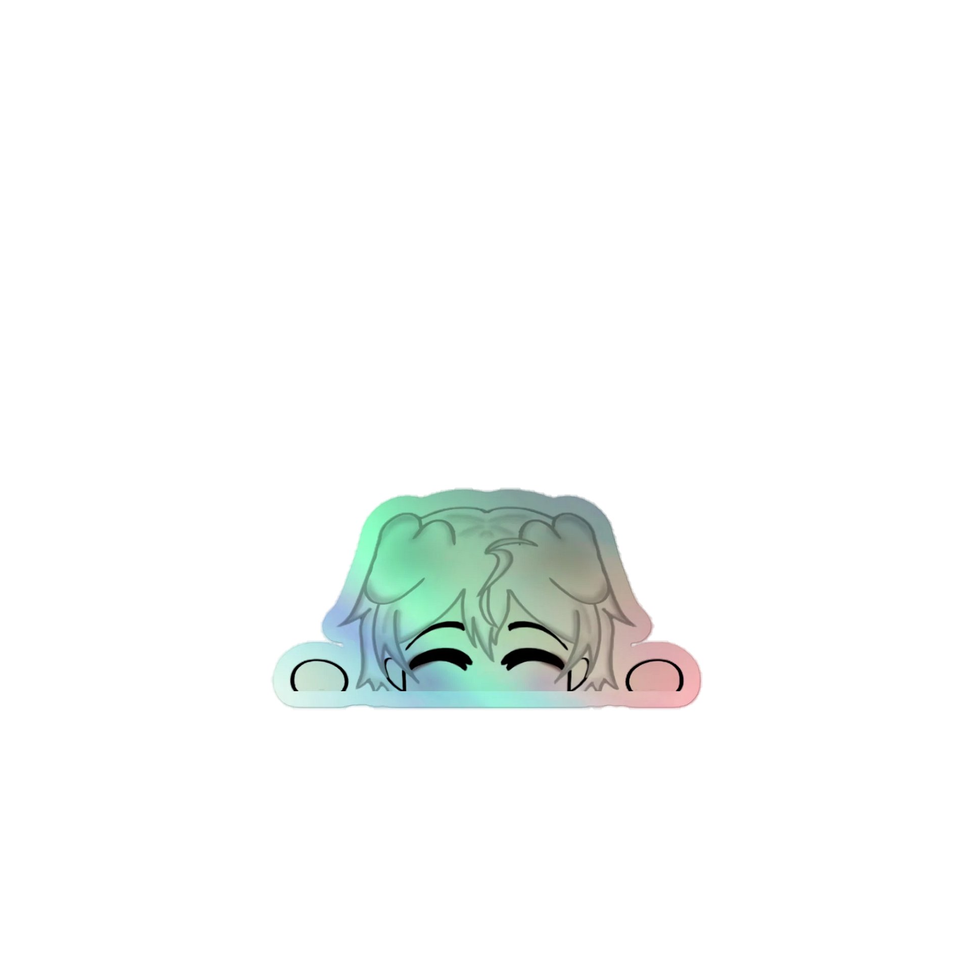 Lunar peaking Holographic Sticker Set product image (1)