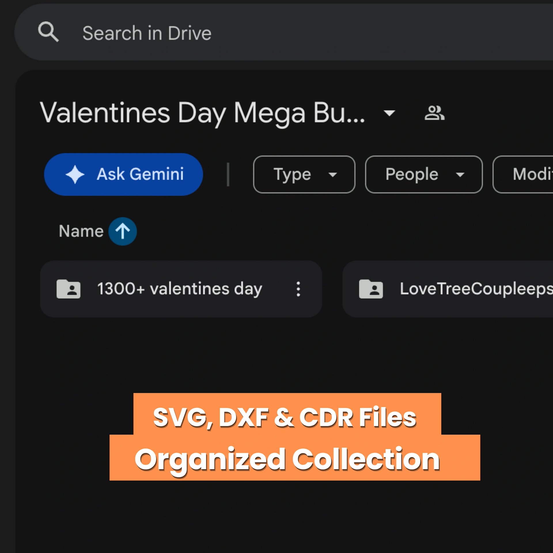 1356+ Valentine’s Day Laser Cut Mega Bundle | SVG, DXF, CDR, EPS, PNG & PDF Designs product image (2)