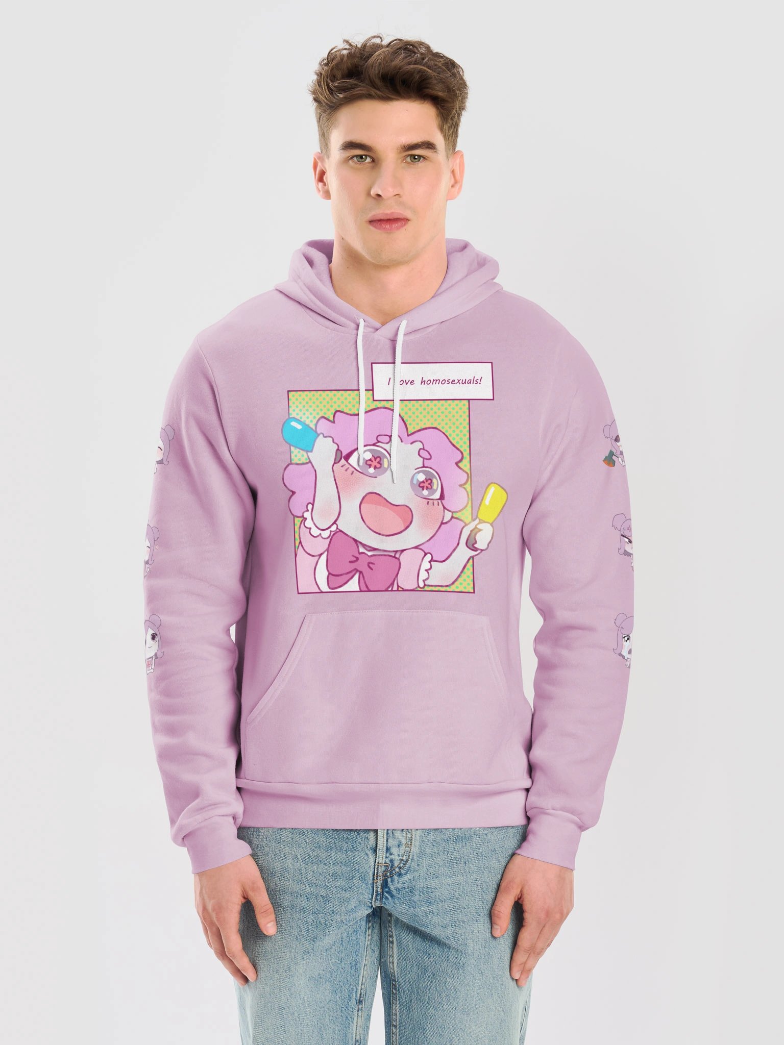 I Love Homosexuals! Deluxe Hoodie product image (50)