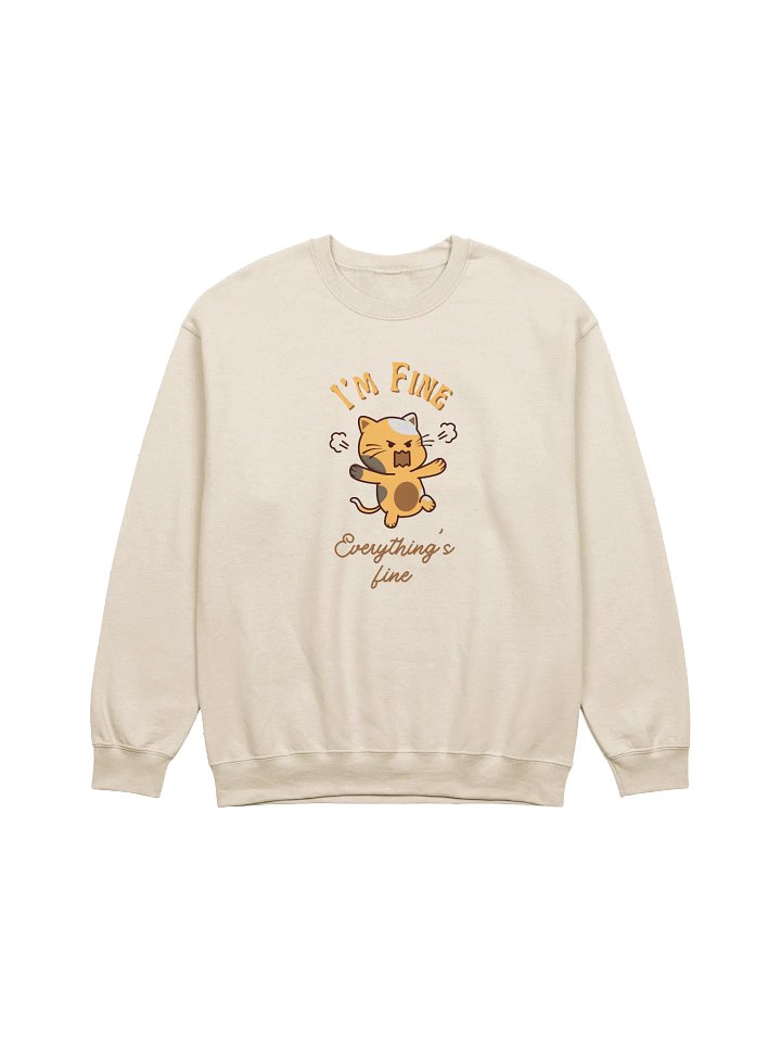 I'm Fine Everything's Fine Crewneck Sweatshirt product image (2)