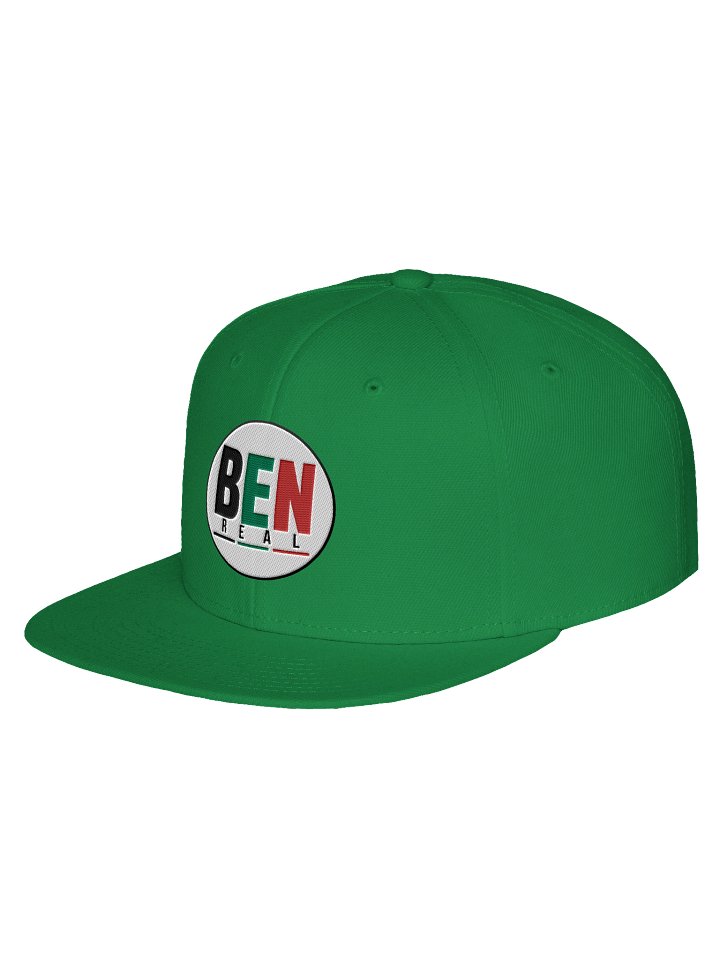 Green BEN Circle Logo Snapback Hat product image (2)