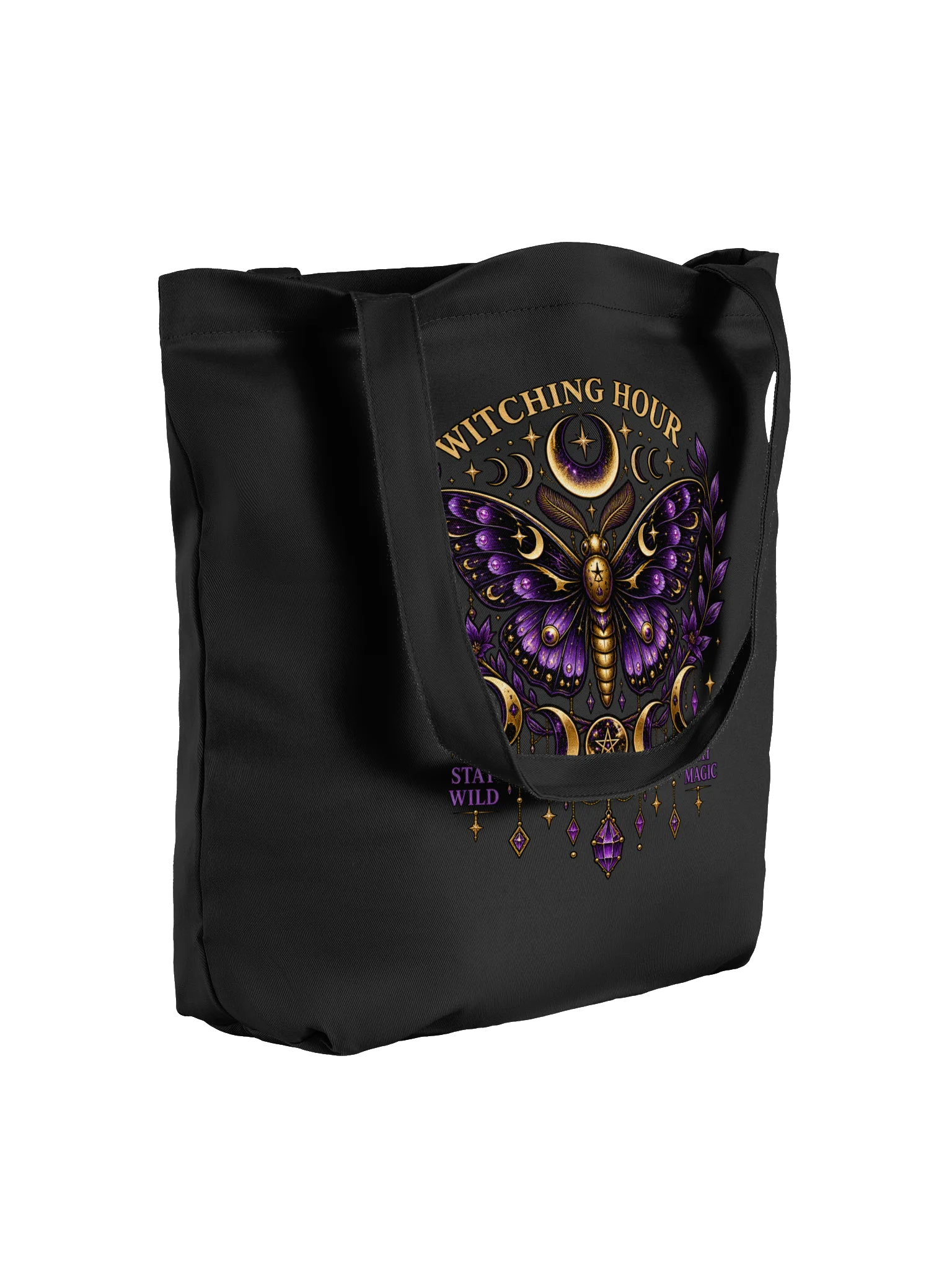 Witching Hour Tote Bag — Stay Wild. Stay Magic. product image (4)