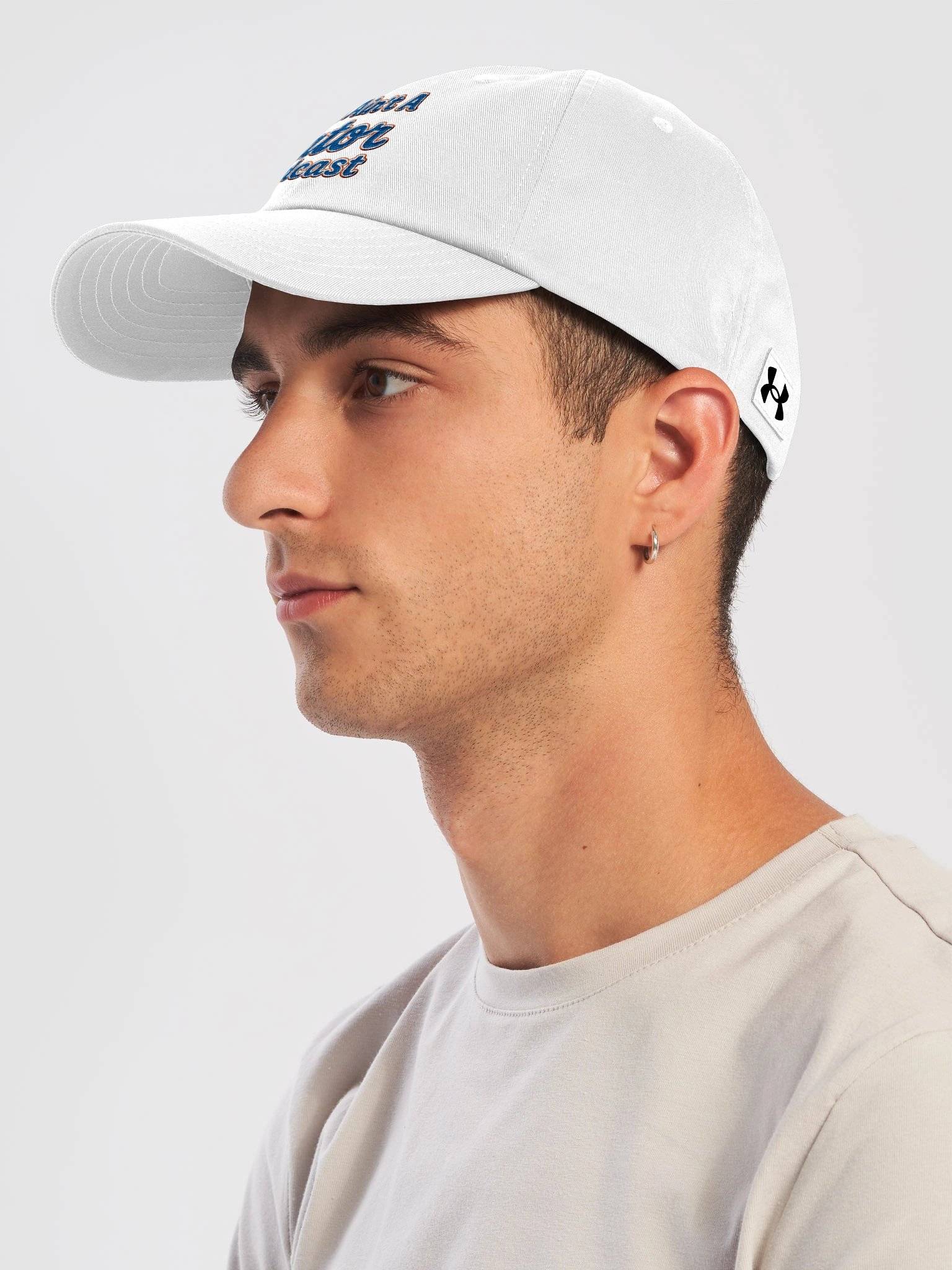 Script (Blue) Embroidered product image (7)