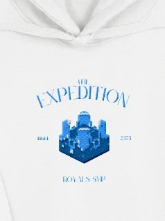 The Expedition Embroidered Hoodie - Royals SMP product image (1)
