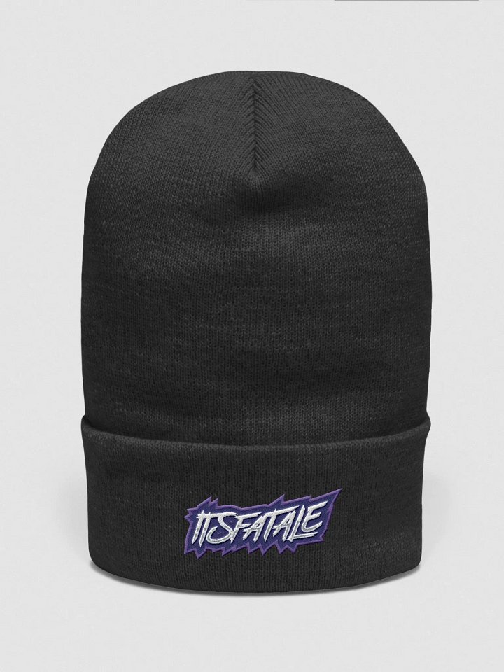 itsFatale Purple Outline Beanie product image (1)