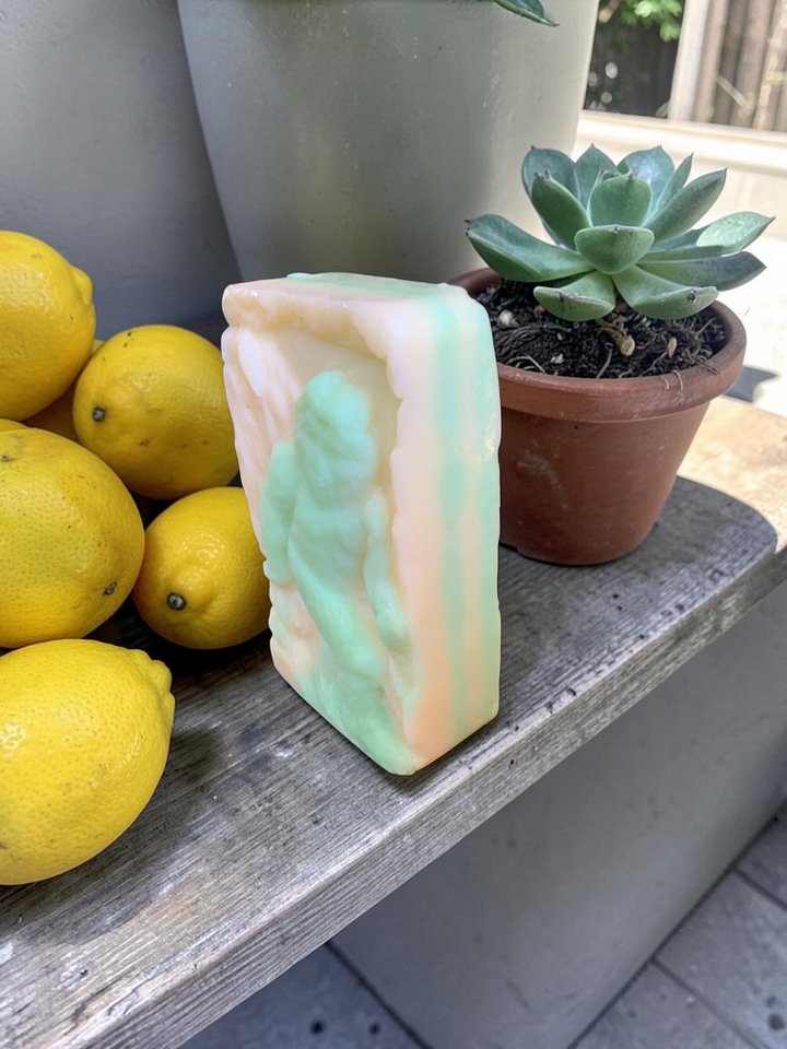 Lemon Layer Slayer Soap — Citrus Handmade Bar Soap product image (2)