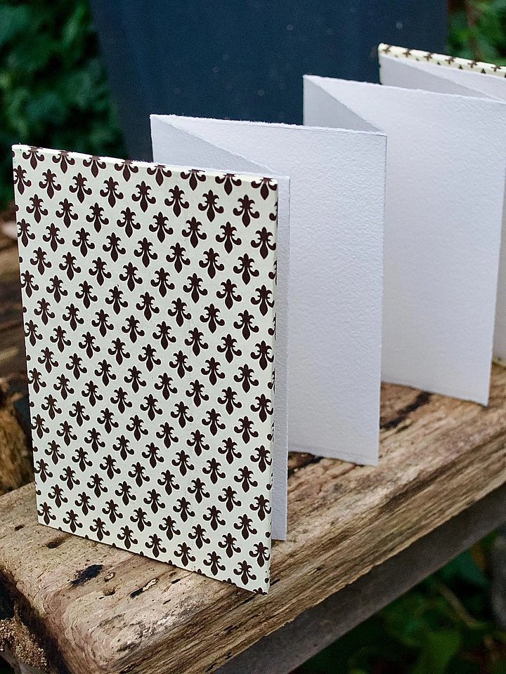 Carnet Accordéon - coton 300g - fait main product image (2)