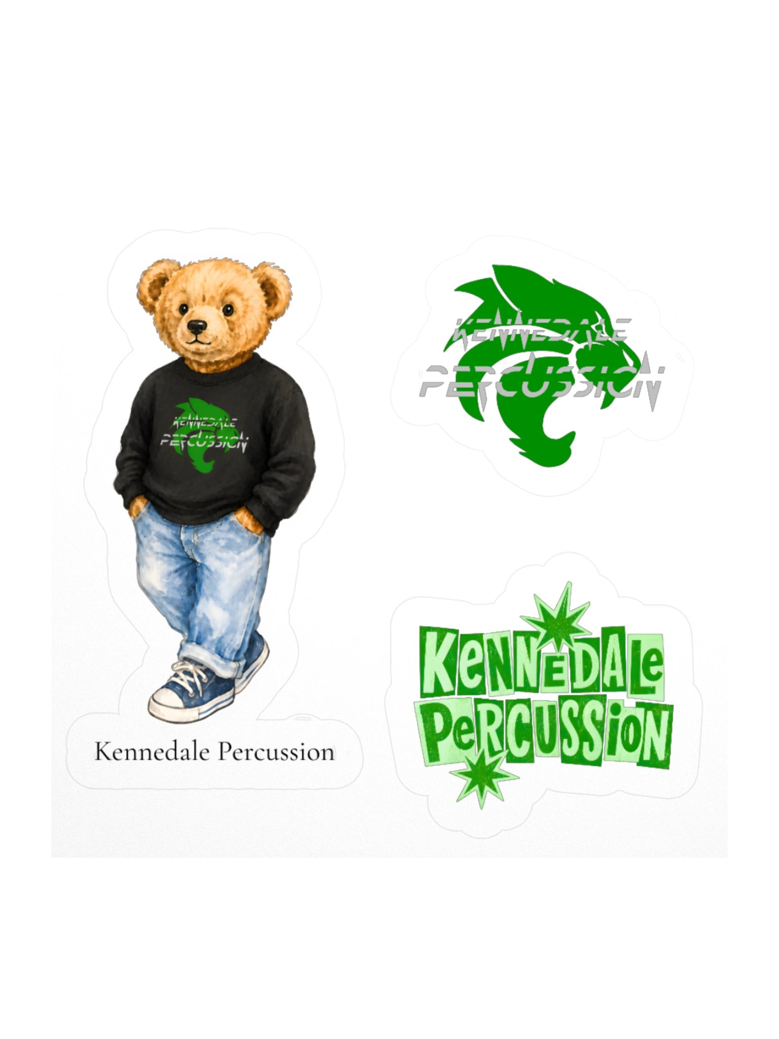 Kennedale Percussion Sticker Sheet product image (2)