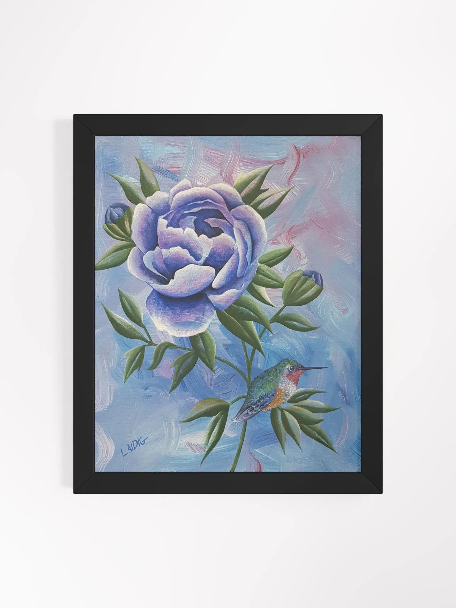 Peony Twilight Framed Art Print product image (3)