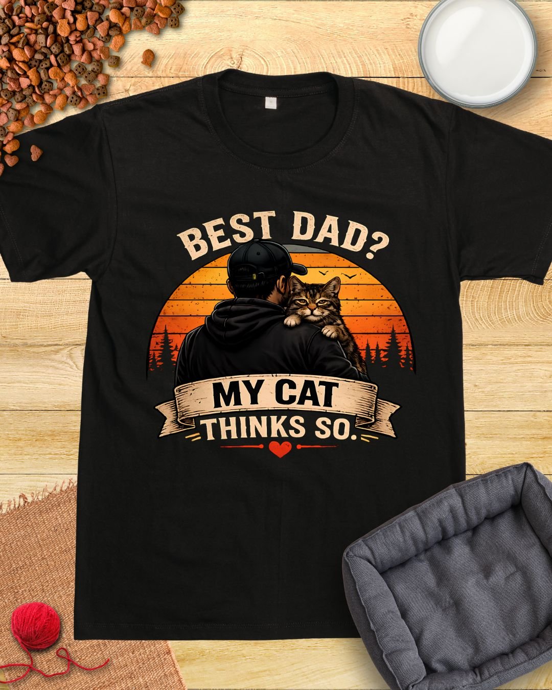Best Dad? My Cat Thinks So T-Shirt product image (5)