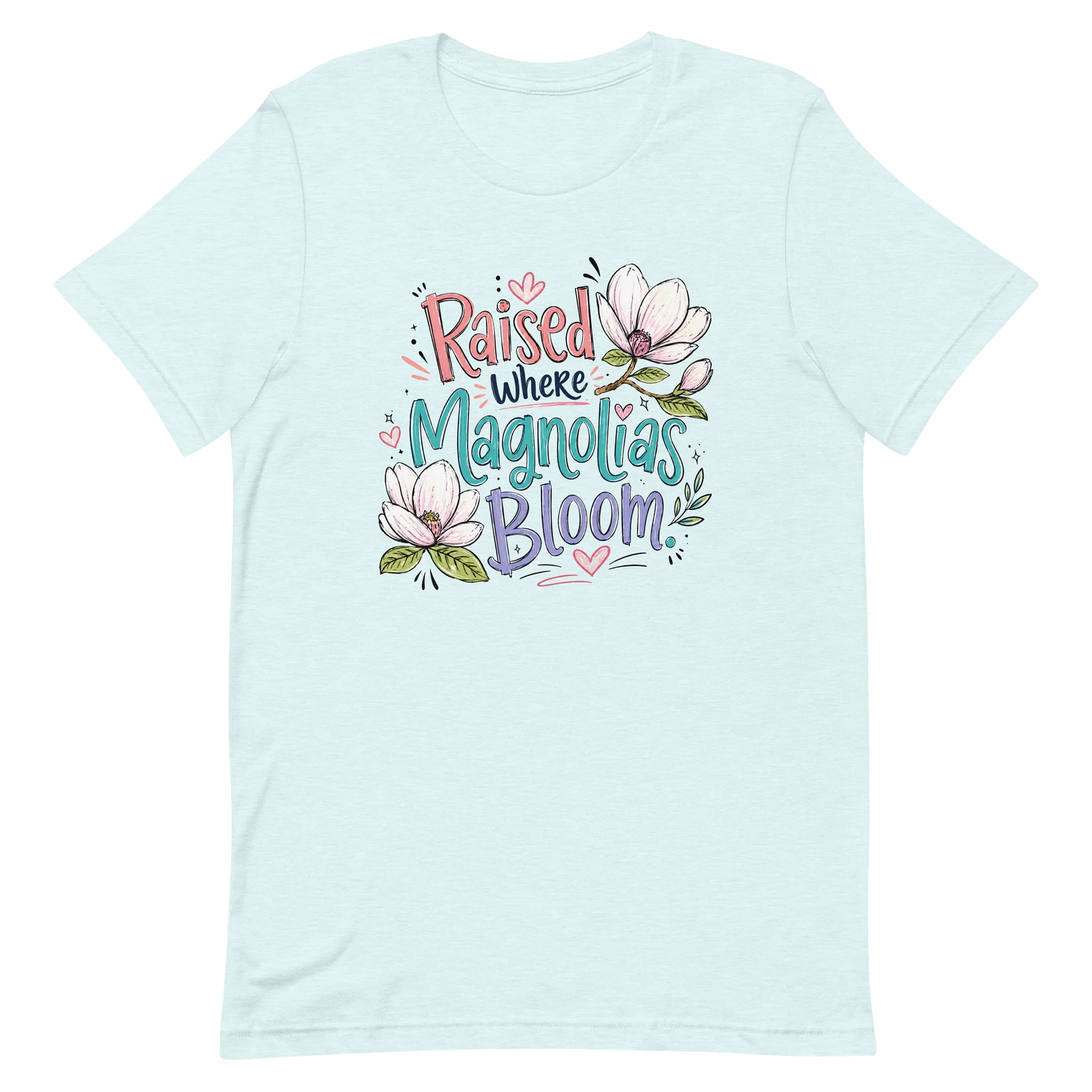 Raised Where Magnolias Bloom Doodle Tee product image (2)
