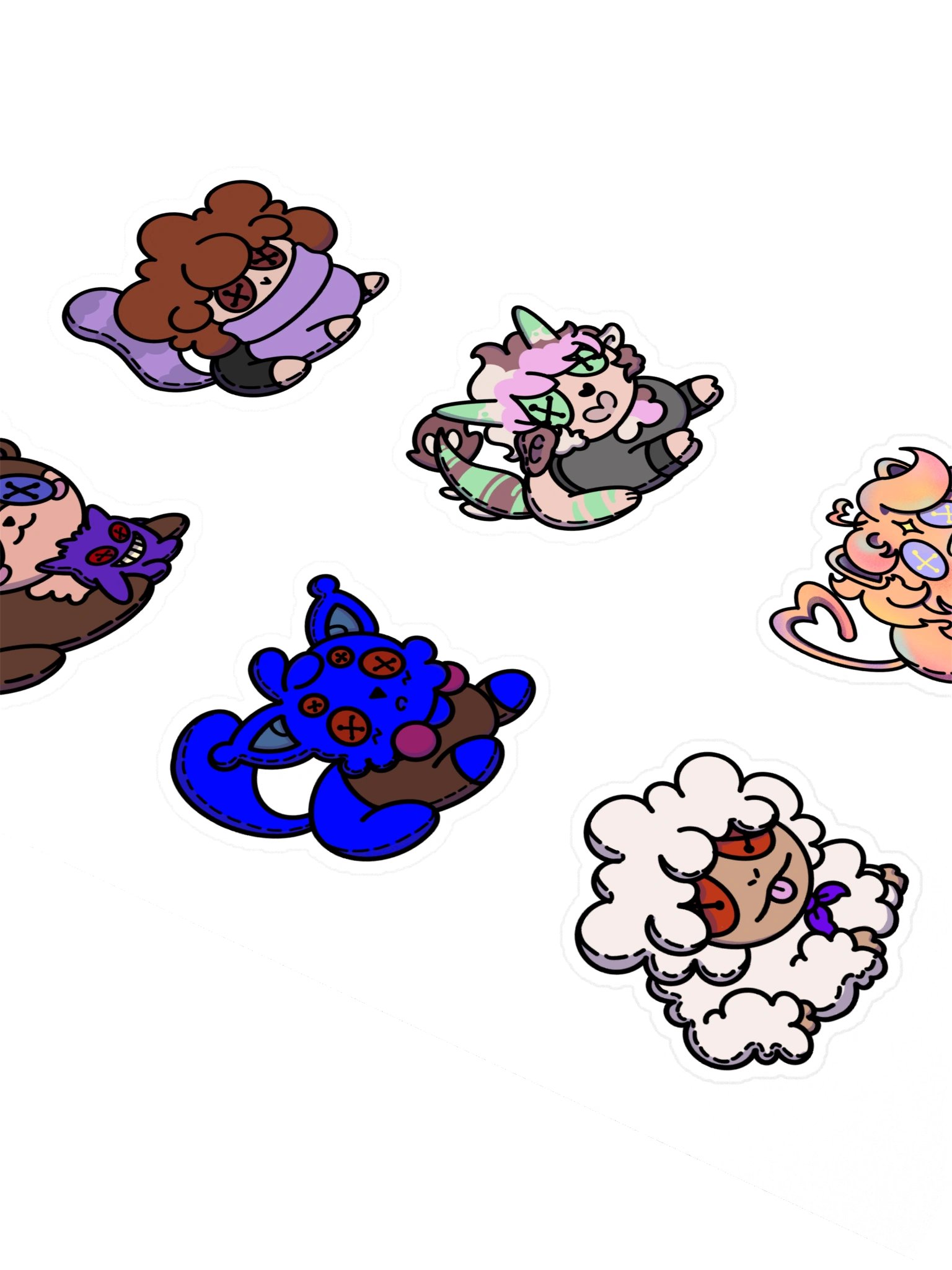 Raign Plushie Stickers product image (2)