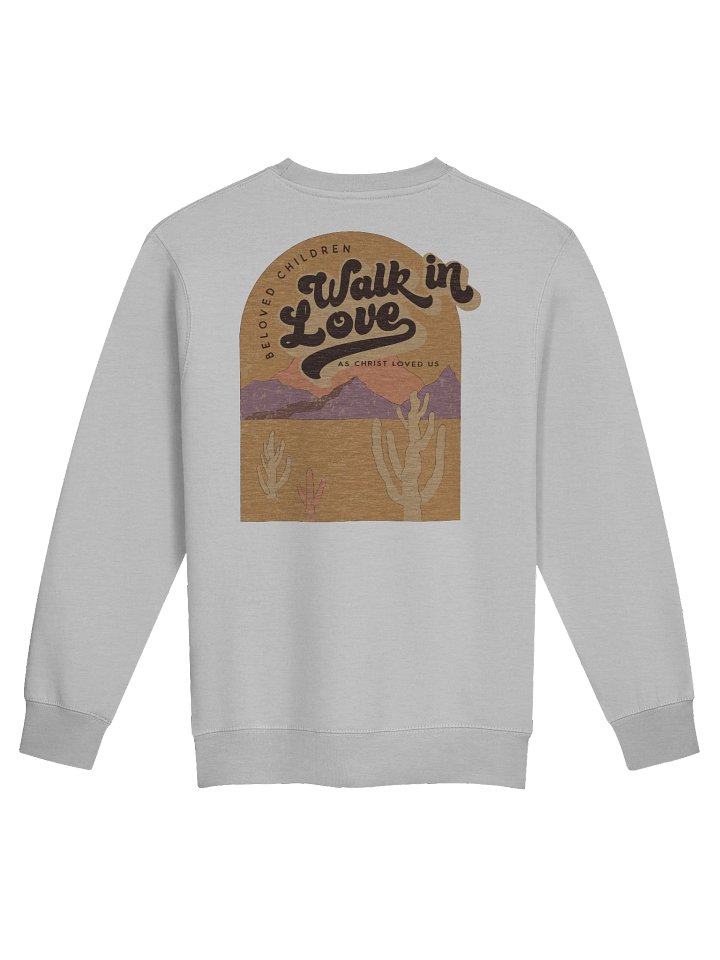 Walk in Love Women's Crew Sweatshirt product image (2)