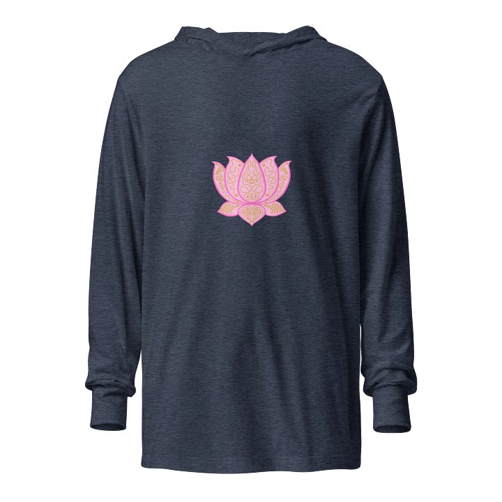 Golden Lotus Unisex Hooded Tee product image (1)