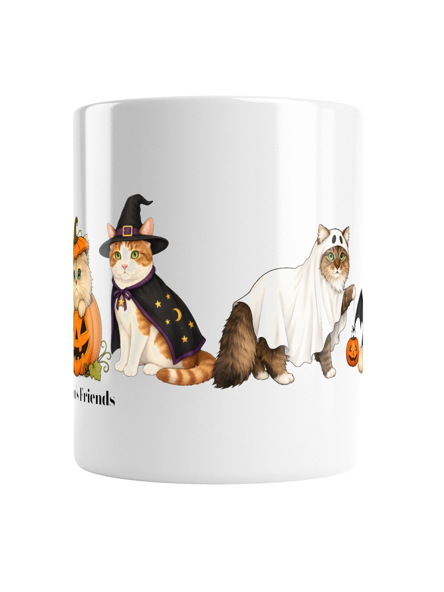 Kristin's Friends Halloween Cats Coffee Mug product image (2)
