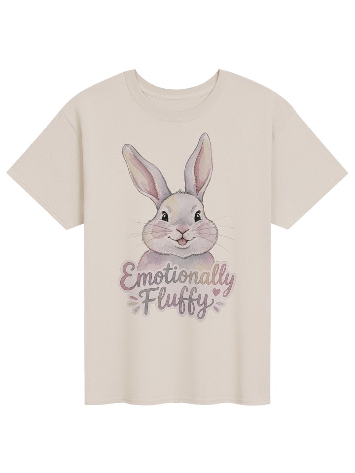 Emotionally Fluffy Bunny Tee product image (3)
