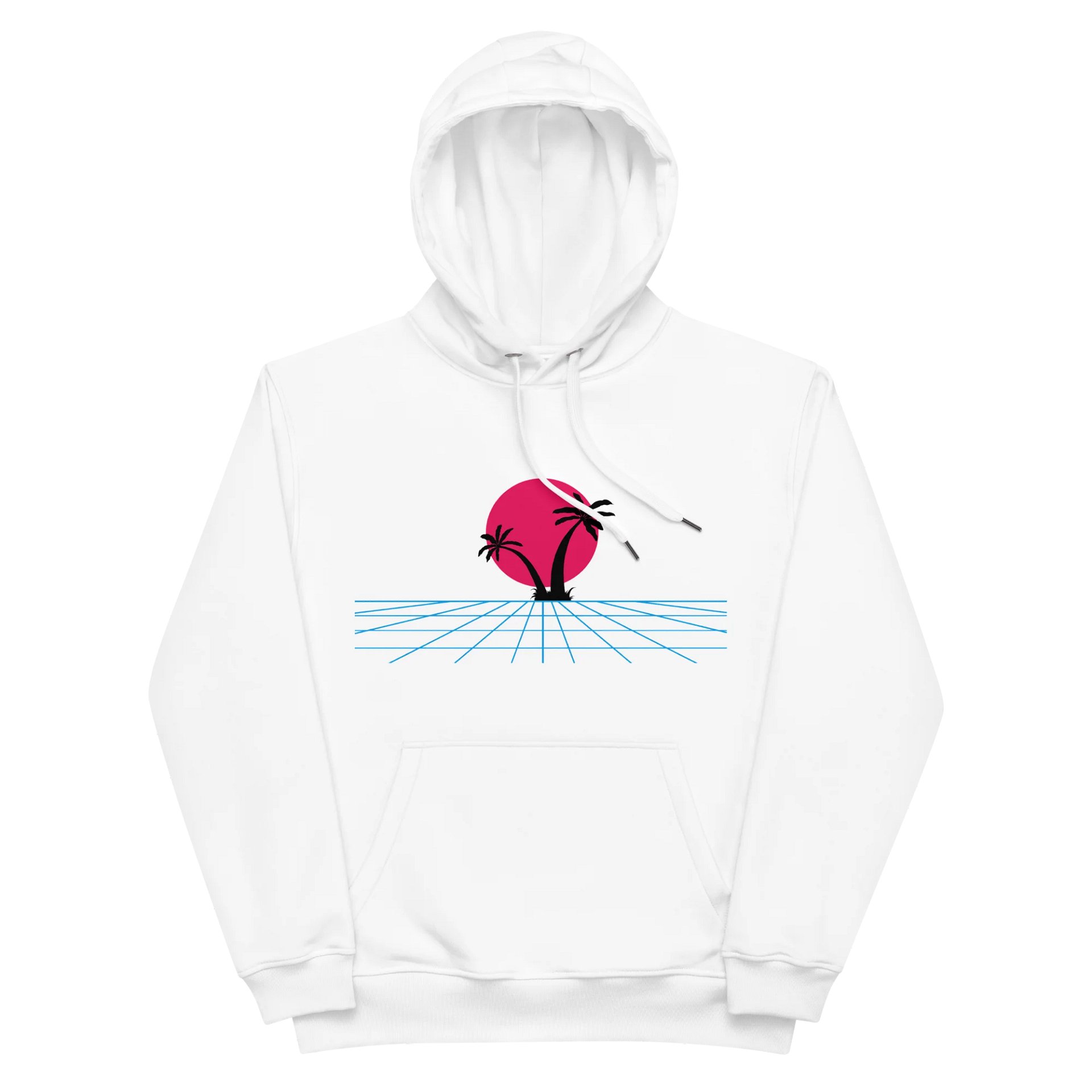 Sunset Synthwave Eco Hoodie product image (2)