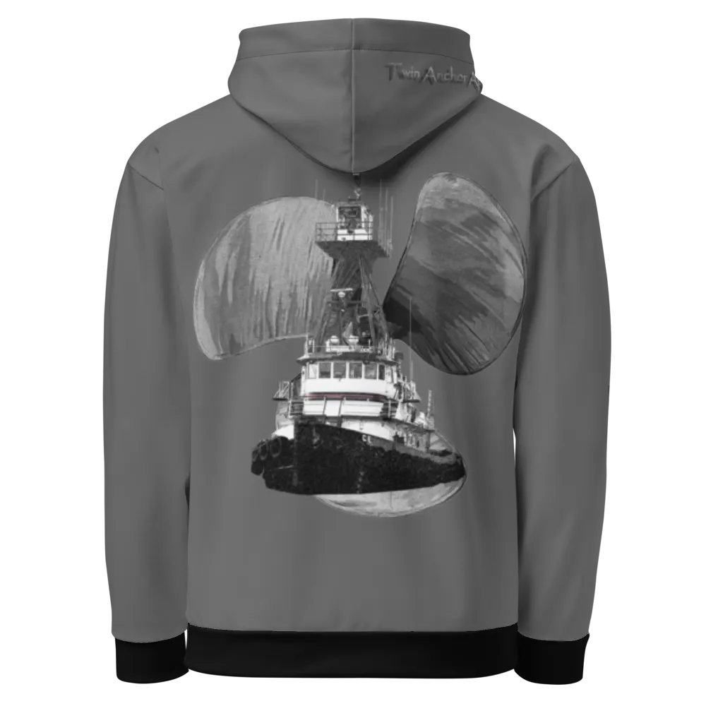 3 Prop & Tug CE (Gray) – Performance Marine Wear | Twin Anchor Apparel North Current Line product image (1)