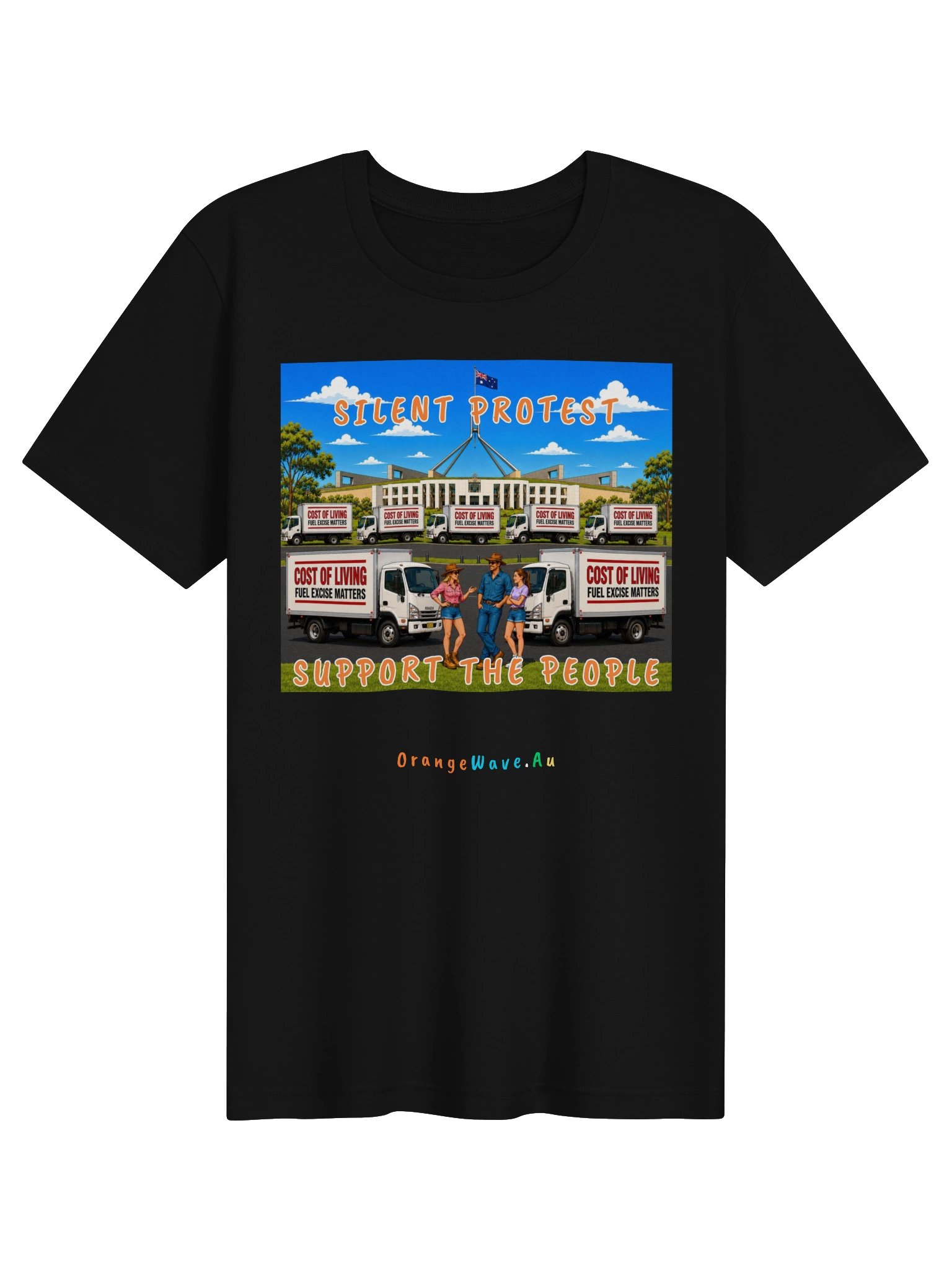 Silent Protest Support The People Tee product image (1)