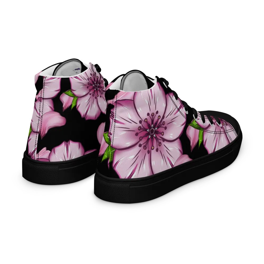 Blossomz & Petalz - Men's High Tops Canvas Shoes product image (11)