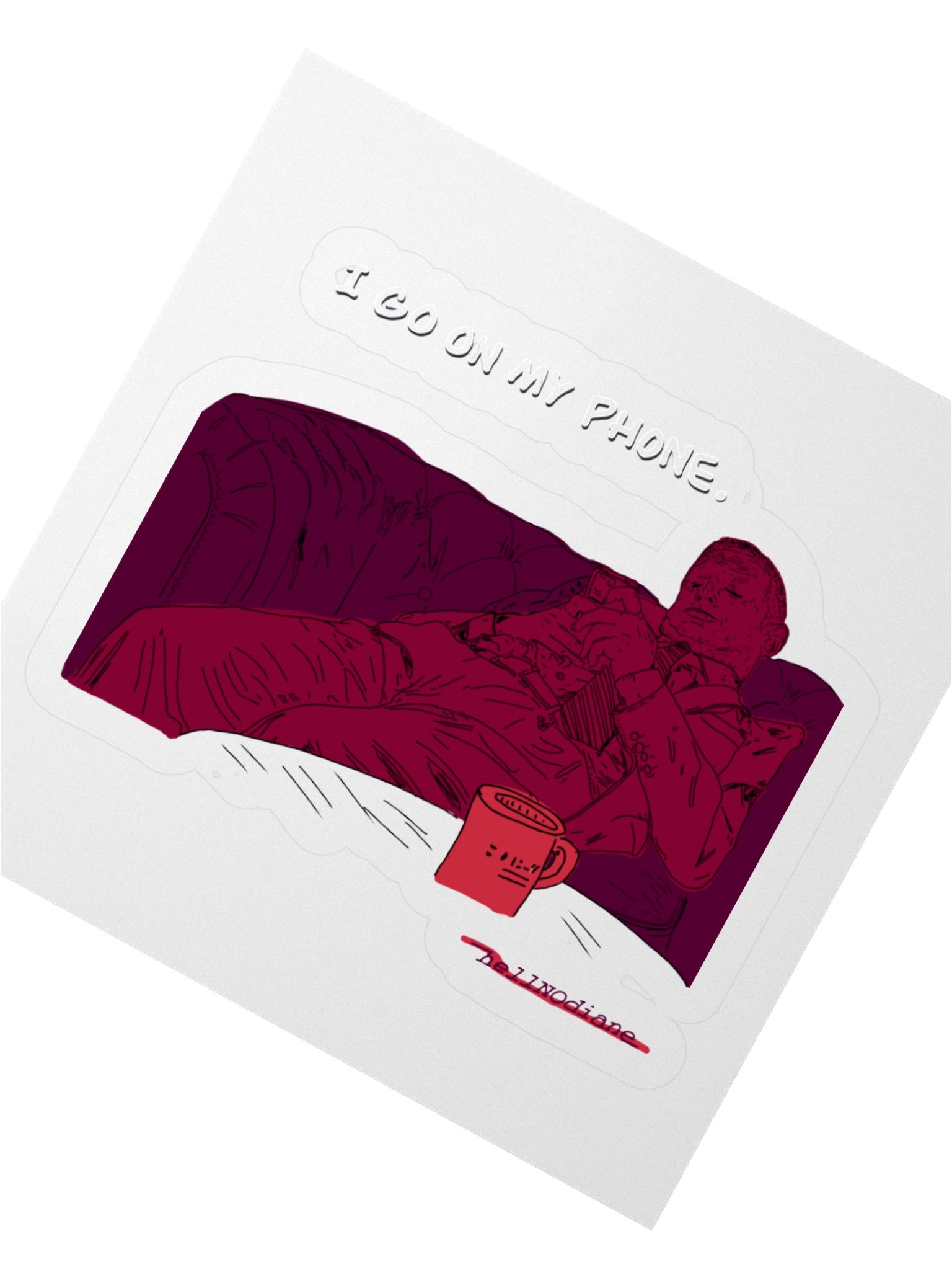 on my phone (hot) (sticky) product image (2)