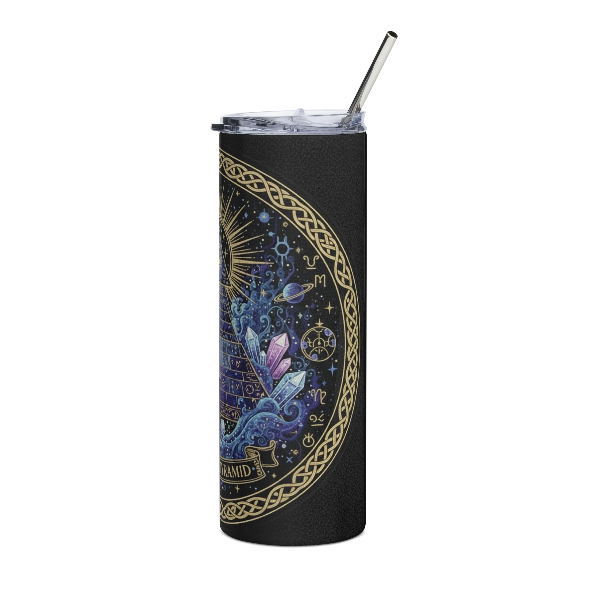 Celestial Eye Pyramid Stainless Steel Tumbler product image (3)