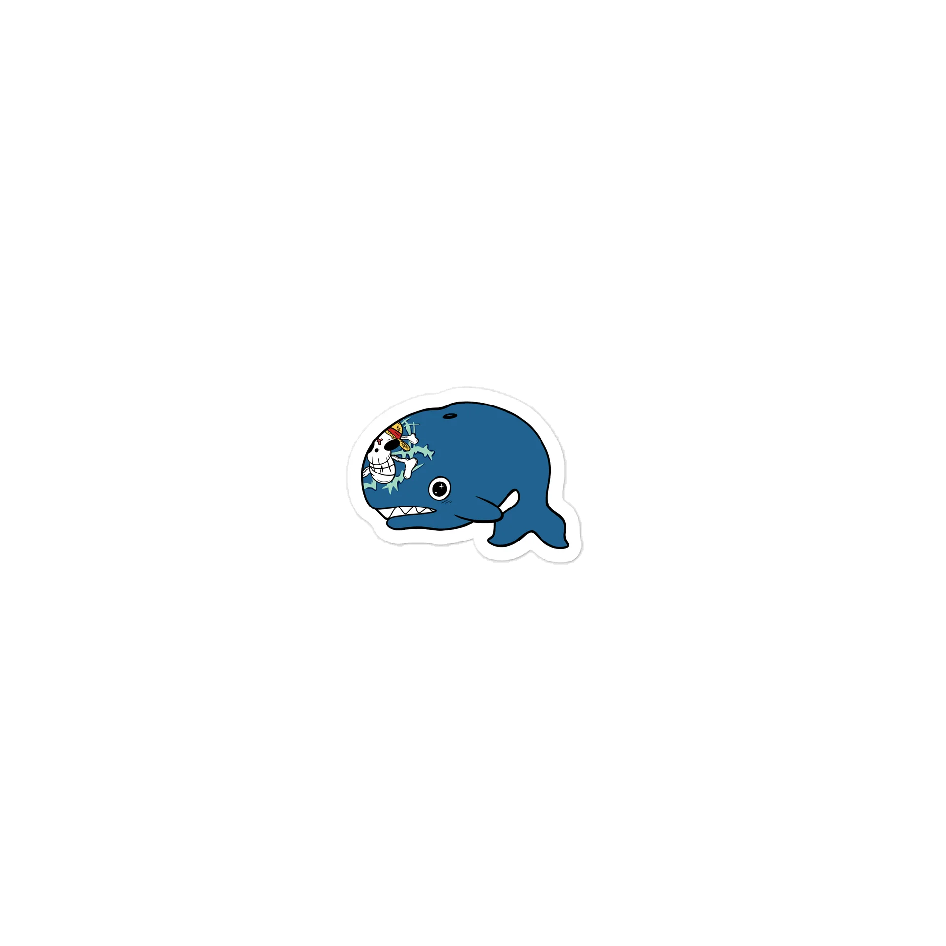 Pirate Whale Emblem Stickers product image (1)