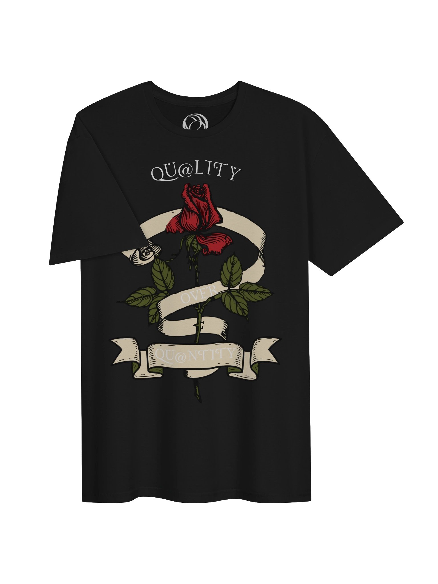 Qu@lity Over Qu@ntity Rose Tee product image (20)