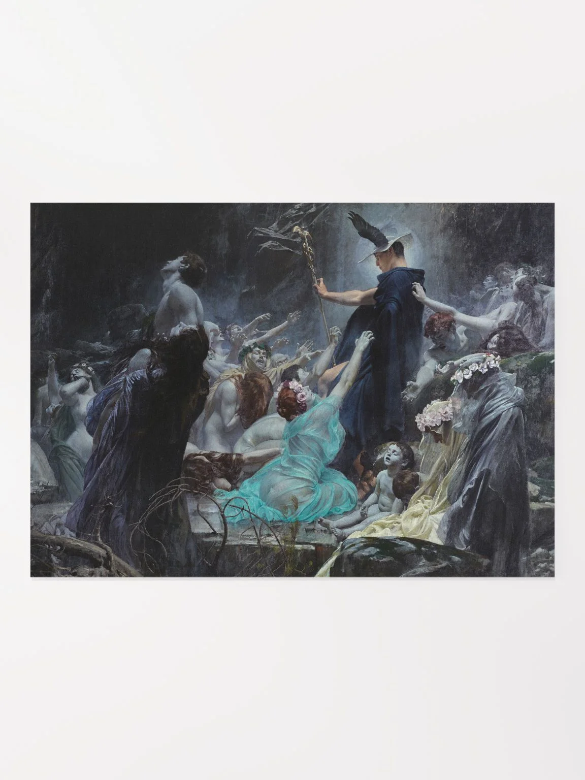 ''The Souls of Acheron'' by Adolf Hirémy-Hirschl Poster product image (1)